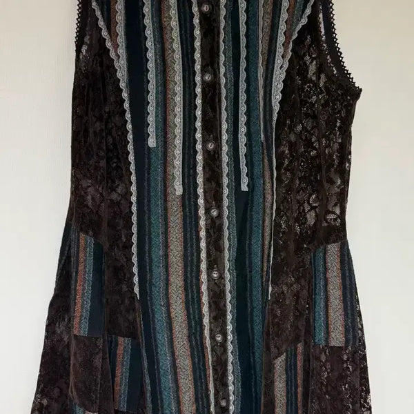 [BUNJANG] Bohemian Ethnic Vintage Dress / 히피 에스닉 빈티지 원피스