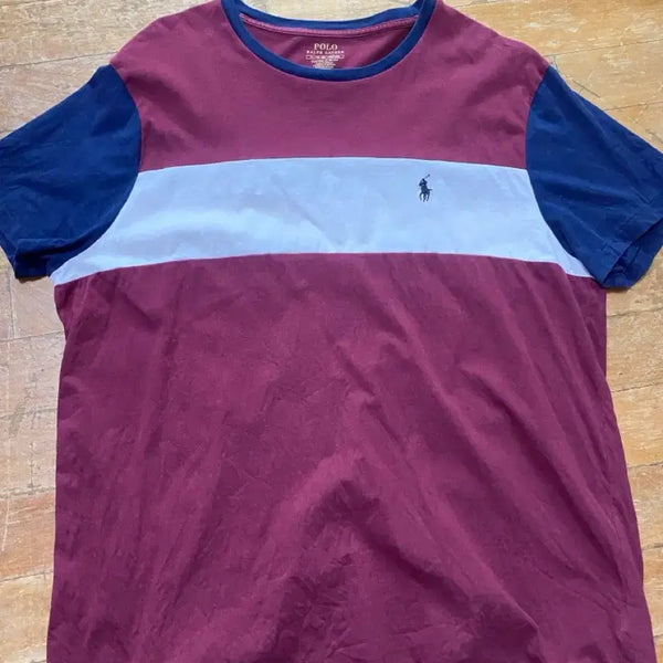 [BUNJANG] Polo Ralph Lauren Custom Slim Fit T-Shirt XL / 폴로 랄프로렌 커스텀 슬림핏 반팔티 XL (105)
