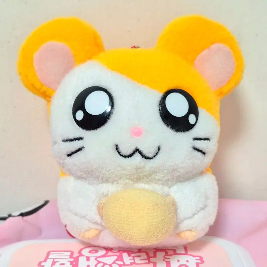 [BUNJANG] Vintage Hamster Hamtaro Plush Keychain / 고전 햄스터 햄토리 인형 키링