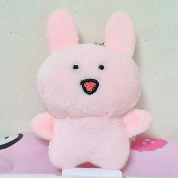 [BUNJANG] Rare Classic Rabbit Plush Keychain / 고전 희귀 가챠 토끼 인형 키링