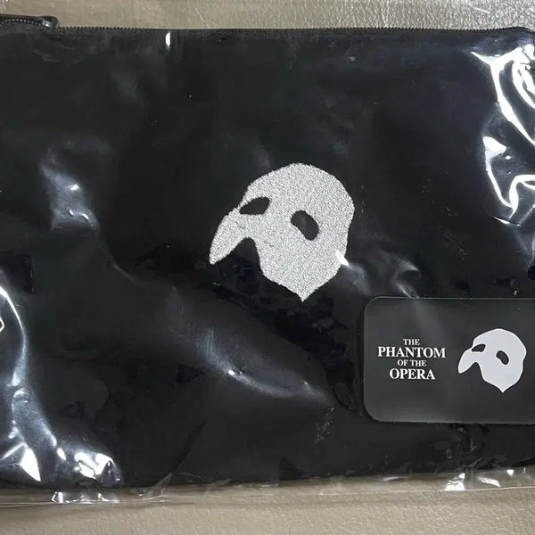 [BUNJANG] The Phantom of the Opera Velvet Embroidered Pouch (Sealed) / 뮤지컬 오페라의 유령 벨벳 자수 파우치 미개봉 새제품