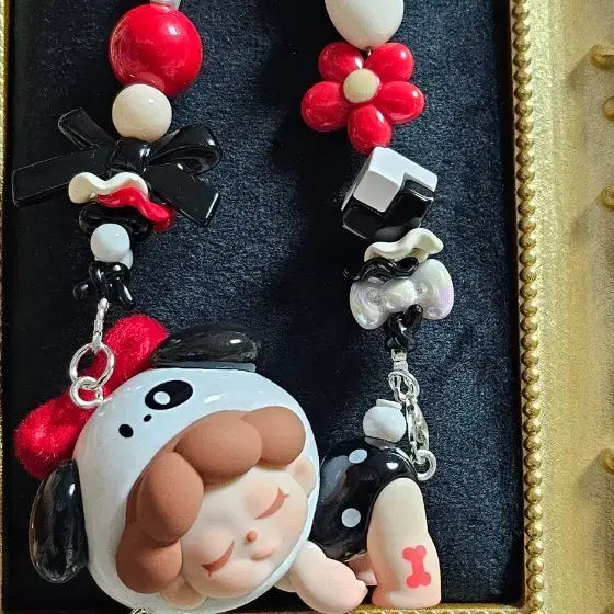 [BUNJANG] Windy Character Beaded Bag Charm / 사랑스런 윈디 가방걸이