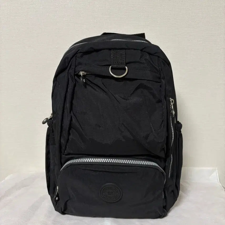[BUNJANG] Kipling-style Black Nylon Backpack / (새상품)키플st 블랙 백팩