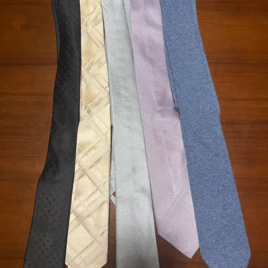 [BUNJANG] Paul Smith, LANSMIRE, Dunhill 5-Piece Necktie Set / 브랜드 넥타이 5종 세트