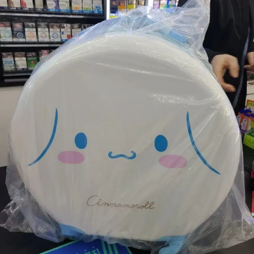 [BUNJANG] Sanrio Cinnamoroll Medium Carry-on Luggage / 세븐일레븐 산리오 시나모롤 중형 캐리어 여행가방 기내용 미사용