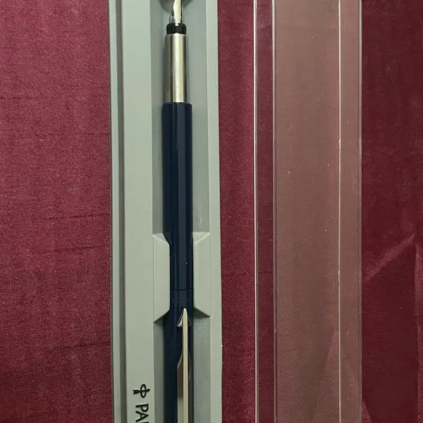[BUNJANG] Parker Vector Standard Navy Blue Steel M Nib Fountain Pen / 파카 만년필 벡터 스탠다드 네이비 블루 스틸 M닙