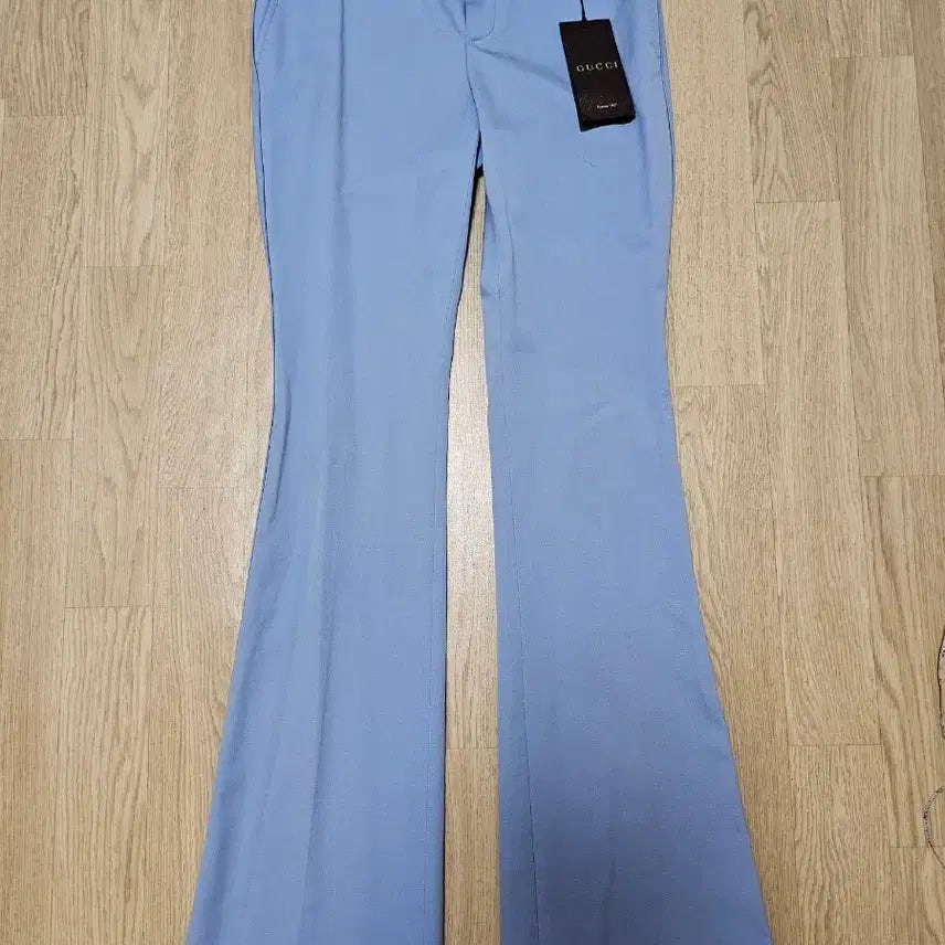 [BUNJANG] Gucci Genuine Blue Women's Flare Pants Size 29 / 구찌  정품 블루 여성  플레어 팬츠 29