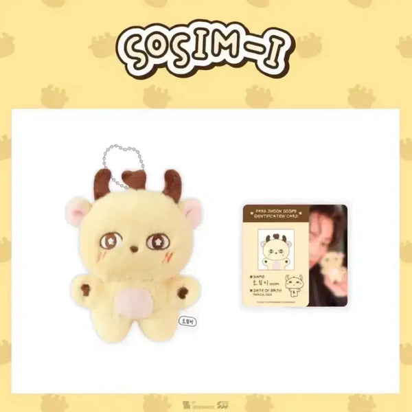 [BUNJANG] Park Ji Hoon 'Sosimi' Doll Photocard Bundle Set / 박지훈 소심이 인형 포카 포함