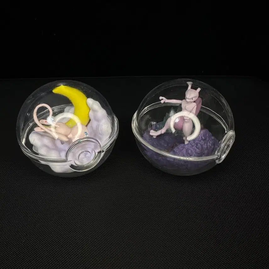[BUNJANG] Pokemon Re-Ment Terrarium Legendary Pokemon (Mew, Mewtwo) Set / 포켓몬 리멘트 테라리움 전설의포켓몬(뮤,뮤츠)