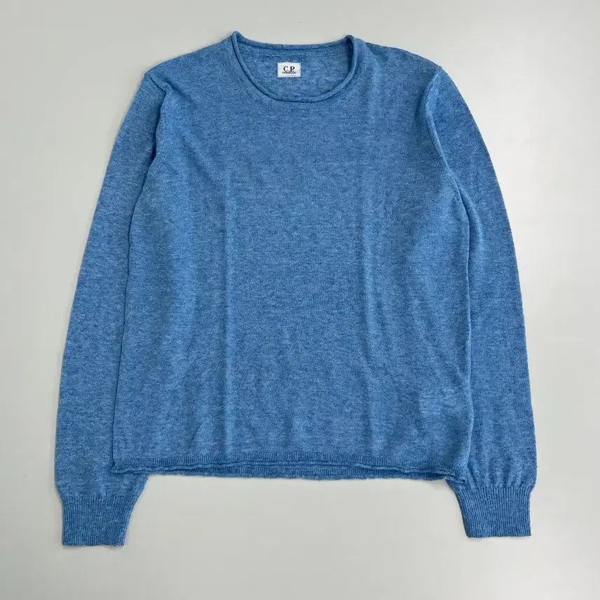 [BUNJANG] CP Company Crewneck Knit Sweater Blue / [정품] CP컴퍼니 크루넥 니트 스웨터 블루