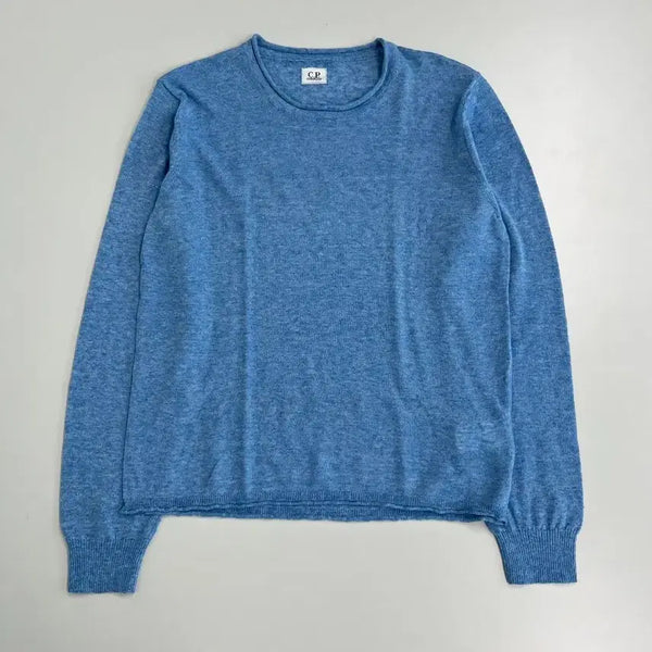 [BUNJANG] CP Company Crewneck Knit Sweater Blue / [정품] CP컴퍼니 크루넥 니트 스웨터 블루