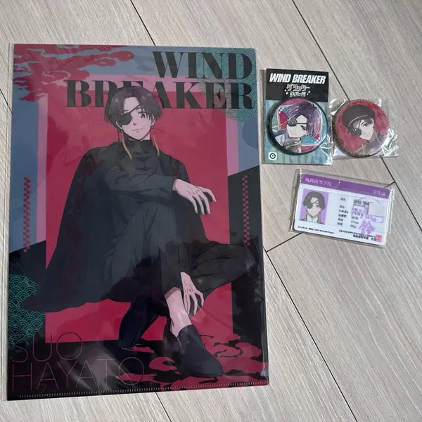 [BUNJANG] Winbre S.O Hayato Clear File, Can Badge, Student ID Bundle Set / 7월 상품 정리 할인가 윈브레 스오 하야토 클리어파일 캔뱃지 학생증
