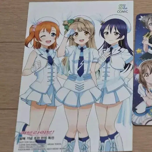 [BUNJANG] Love Live! Comics First Edition Bonus Illustration Card Set / 러브라이브 코믹스 초판 특전 만화책 일러스트 카드 호노카 코토리 우미
