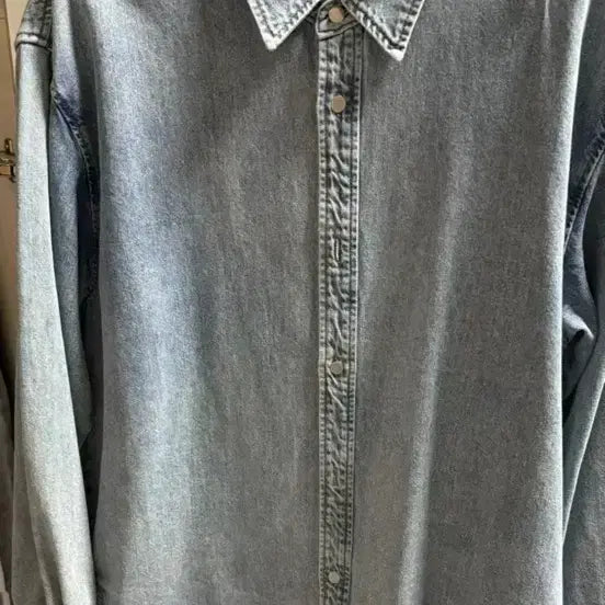 [BUNJANG] Solid Homme Denim Shirt / 솔리드옴므 데님셔츠