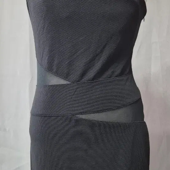 [BUNJANG] Black One-Shoulder See-Through Dress / 블랙 원피스 (원숄더, 시스루) 55