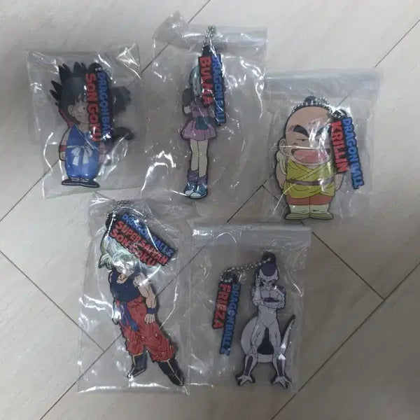[BUNJANG] Dragon Ball Ichiban Kuji H Prize Rubber Charm Set / 드래곤볼 이치방쿠지 H상 러버 챰 판매합니다.