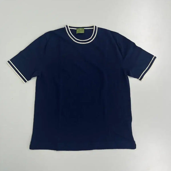 [BUNJANG] Lardini Navy Crewneck Knit Sweater / [정품] 라르디니 네이비 크루넥 니트 스웨터
