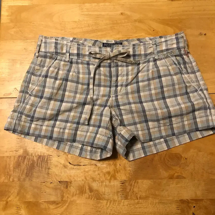 [BUNJANG] Polo Jeans Company Checkered Shorts Size 26 / 폴로진스 컴퍼니 체크 반바지 26인치
