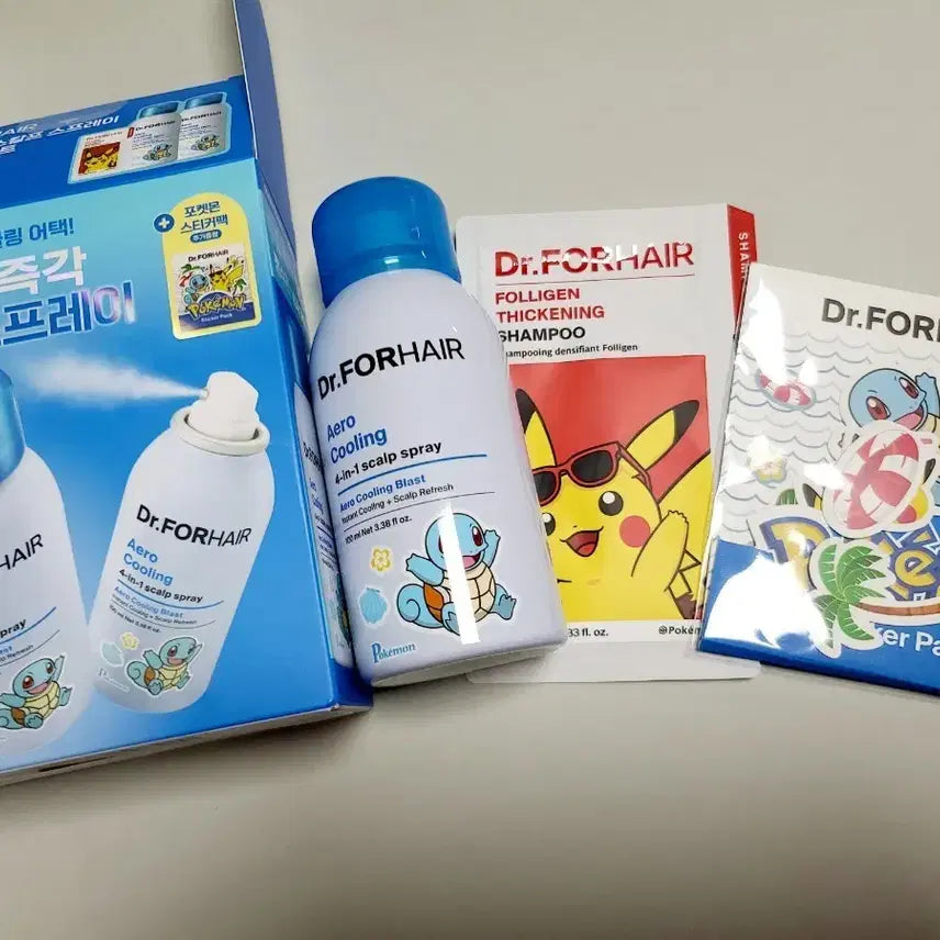 [BUNJANG] Dr. FORHAIR Pokemon Cooling Scalp Spray / 닥터포헤어 포켓몬 쿨링 두피 스프레이