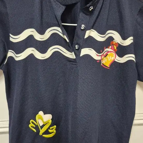 [BUNJANG] Sesame Street Golf Polo Shirt / 세서미 스트리트  골프 카라티 90