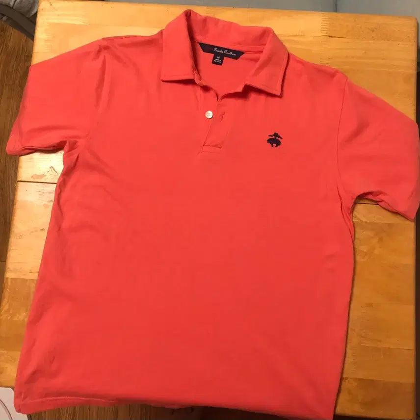 [BUNJANG] Brooks Brothers Women's Coral Polo Shirt - Size M / 브룩스브라더스 여성 카라티 M 코랄