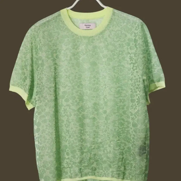 [BUNJANG] Martine Rose Granny Jacquard Mesh T-shirt / 마틴로즈 그래니 자카드 메쉬 티셔츠