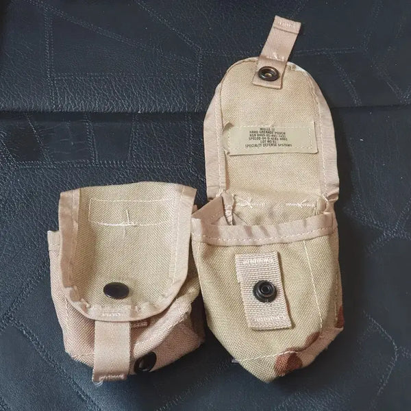[BUNJANG] Desert Tan Military Grenade Pouch (Set of 2) / 사막 탄색 군용 파우치