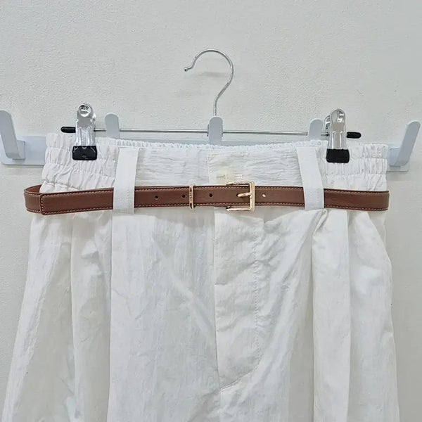 [BUNJANG] System Faux Leather Belt / system 시스템 인조가죽벨트