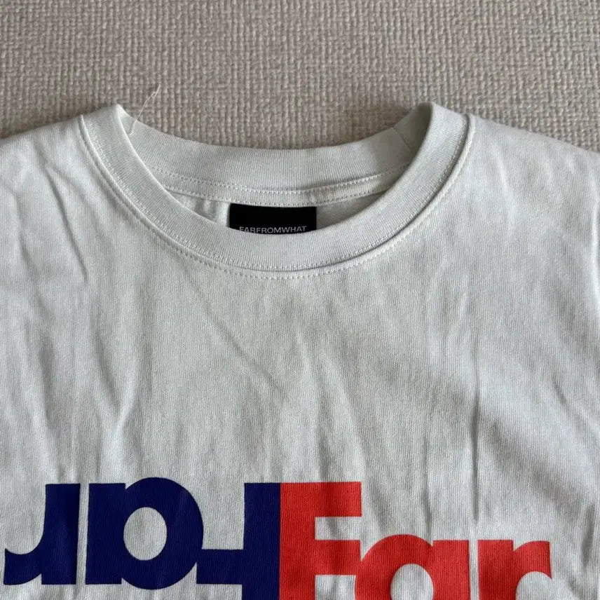 [BUNJANG] PAPFROMWHAT Two-Tone Logo T-Shirt / 1, 파프롬왓 투톤로고 티셔츠