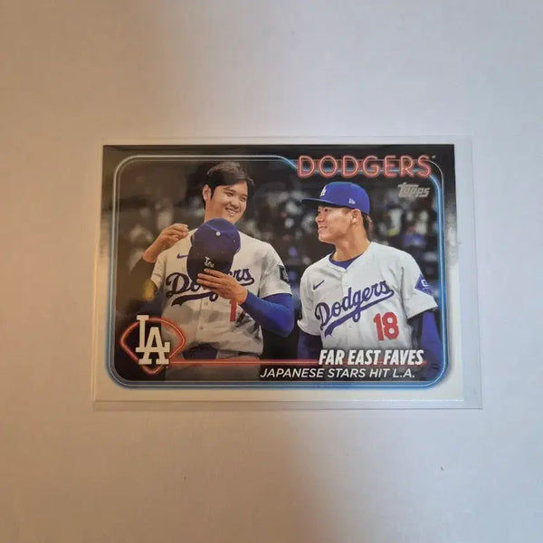 [BUNJANG] MLB Los Angeles Dodgers Shohei Ohtani & Yoshinobu Yamamoto Duo Card / MLB 카드 오타니 야마모토 다저스 듀오 카드