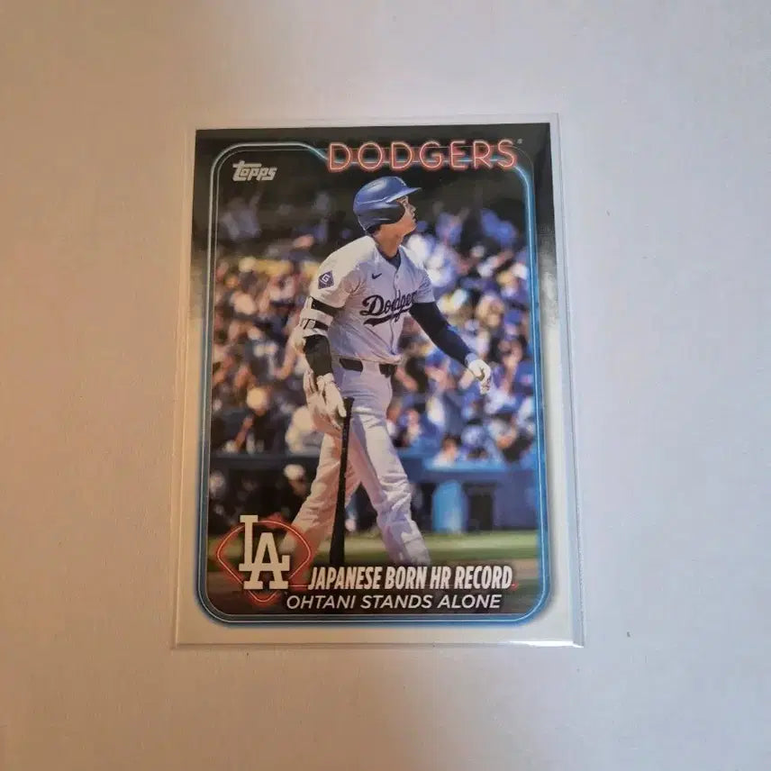 [BUNJANG] Los Angeles Dodgers Shohei Ohtani Japanese Home Run Record Baseball Card / MLB 카드 다저스 오타니 쇼헤이 일본인 최다 홈런 카드