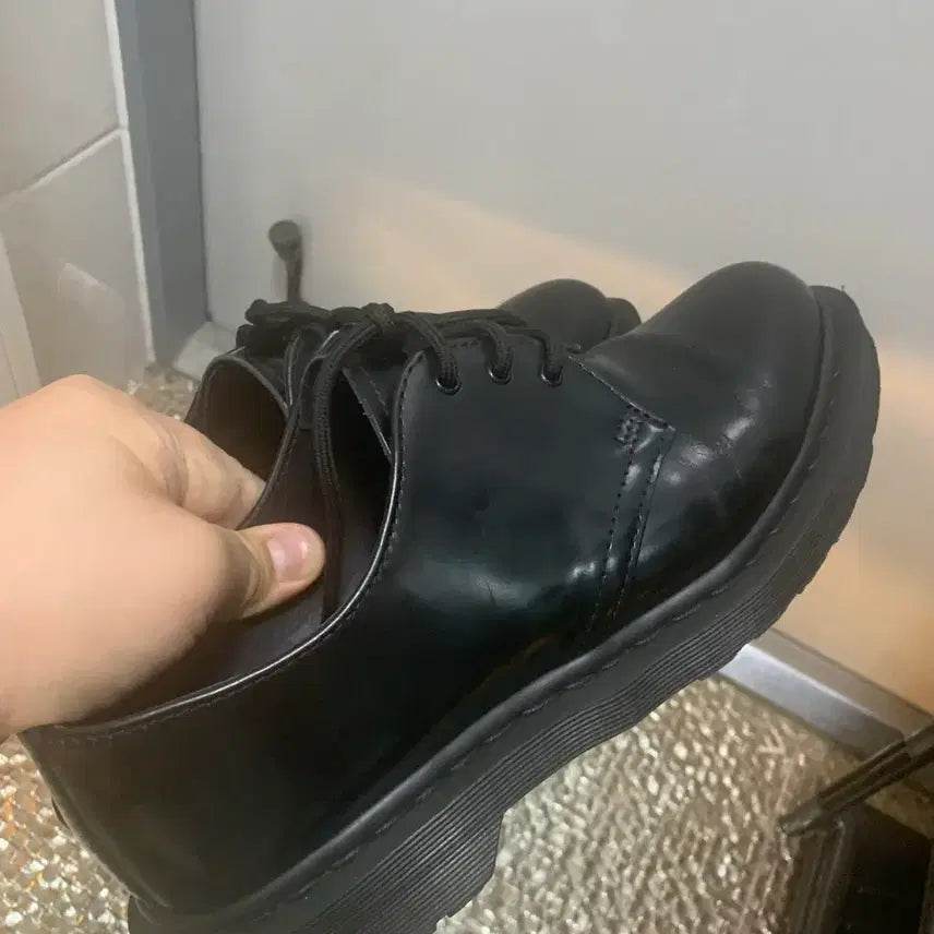 [BUNJANG] Dr. Martens 3-Eye Derby Shoes Black / 닥터마틴 3홀 더비 슈즈 블랙