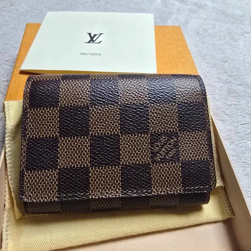 [BUNJANG] Louis Vuitton Damier Ebene Business Card Holder / (정품)루이비통 다미에 에벤 명함 및 카드 지갑