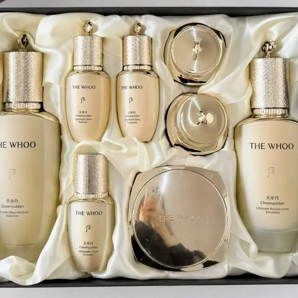 [BUNJANG] The History of Whoo Cheonyuldan 3-Piece Set: Skin, Lotion, Cushion / 더후 천율단 3세트 스킨로션 쿠션 내장