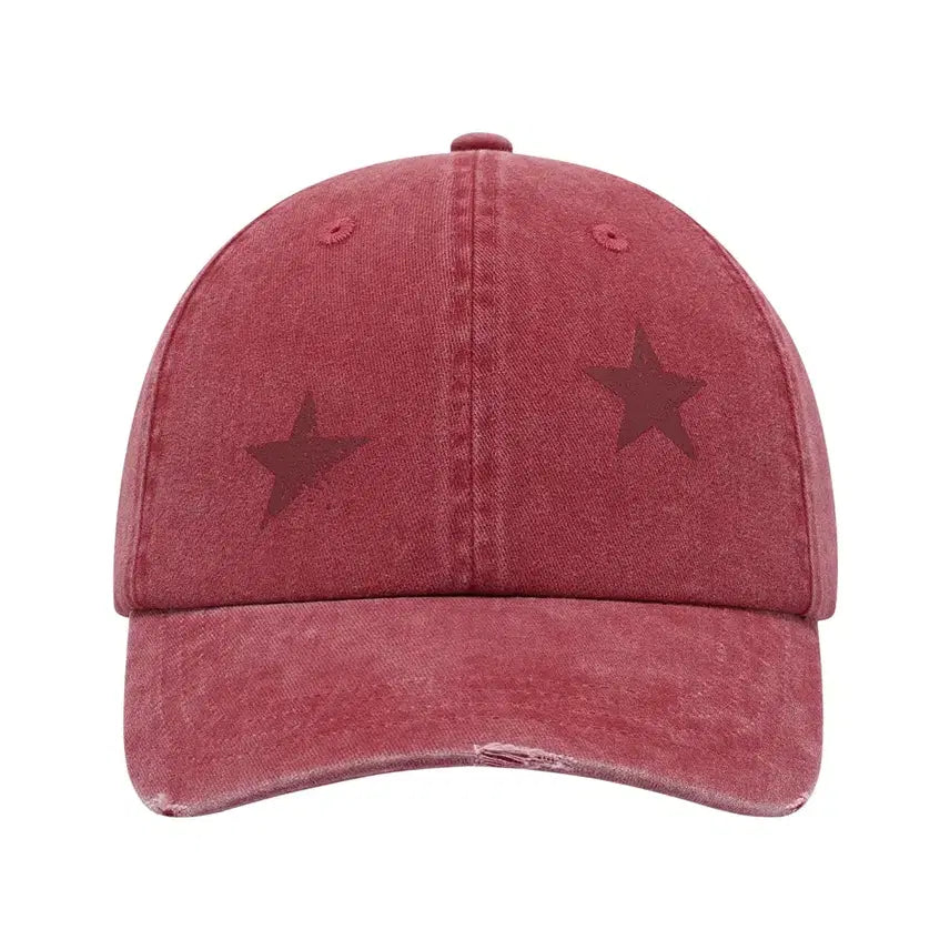 [BUNJANG] The Vinyl House Vintage Washed Ball Cap Red / 더바이닐하우스 빈티지 워싱 볼캡 레드 F