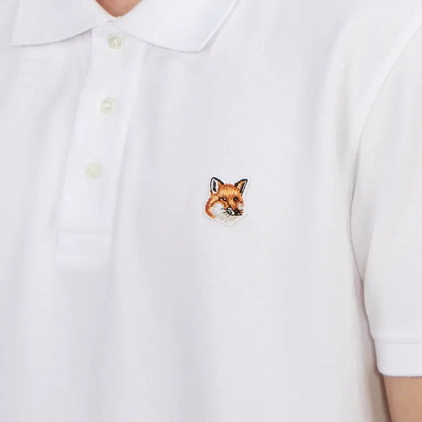 [BUNJANG] Maison Kitsune Fox Head Classic Short Sleeve Polo Shirt / 메종 폭스헤드 클래식 카라반팔티