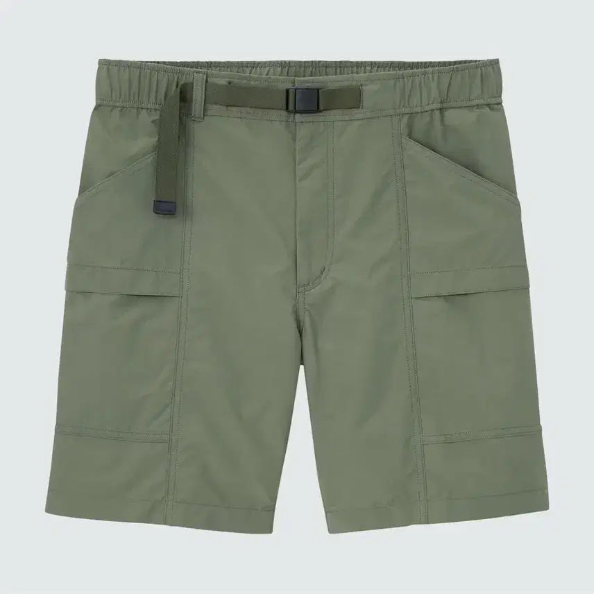 [BUNJANG] Uniqlo Gear Short Pants Cargo Shorts Olive Green 4XL / 유니클로 기어 쇼트 팬츠 카고 반바지 올리브 그린 4XL