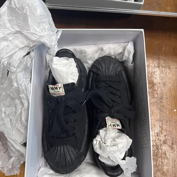 [BUNJANG] Maison Mihara Yasuhiro Blakey OG Sole Black Sneakers / 메종미하라 야스히로 블레이키 OG 솔 블랙