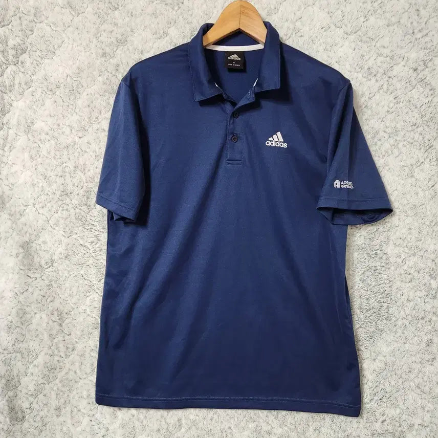 [BUNJANG] Adidas Slim Fit Short Sleeve Polo T-Shirt Size 110 / 99B [110] 아디다스 슬림 반팔 카라티