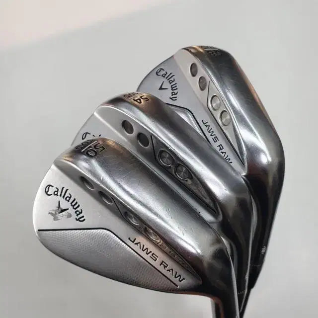 [BUNJANG] Callaway JAWS RAW Wedge Set (50, 54, 58 degrees) S200 / 캘러웨이 죠스로우 웨지세트 50,54,58 S200, 002857