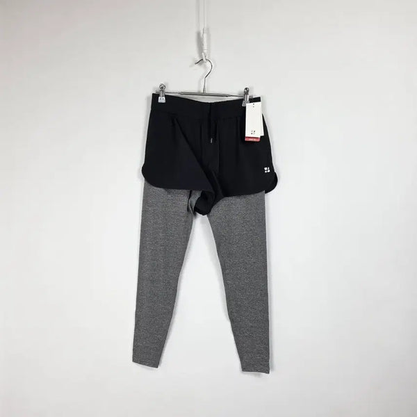 [BUNJANG] Gencoat Leggings Shorts Set Navy/Grey Women's L / 새상품) 젠코트 레깅스 반바지 세트 네이비/그레이 여 29-30.0610