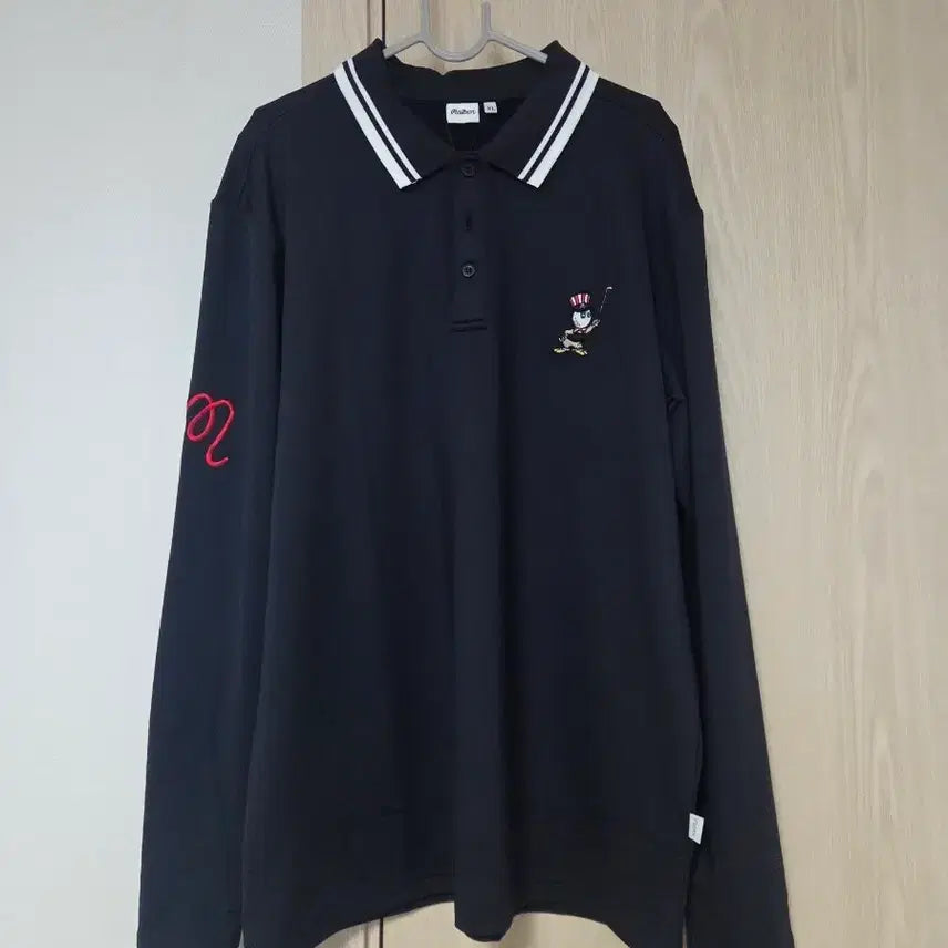 [BUNJANG] Malbon Carat Long Sleeve T-Shirt / 새상품) 말본 카라 긴팔티