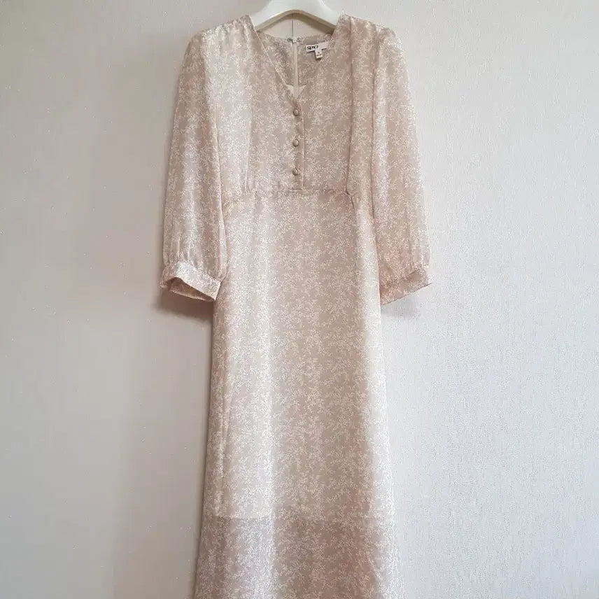 [BUNJANG] SPAO Chiffon Long Dress / 스파오 쉬폰원피스