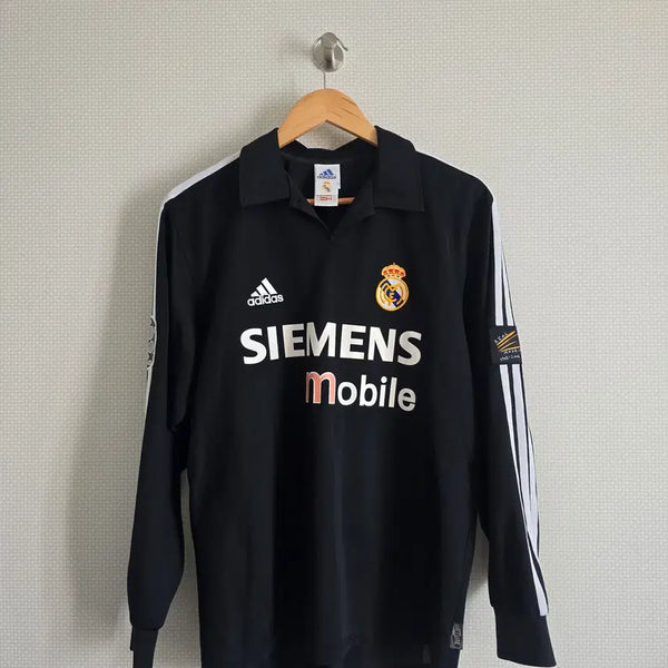 [BUNJANG] Real Madrid 2002-03 Away Long Sleeve Player Issue Luis Figo Jersey / 02-03 레알마드리드 어웨이 지급용 긴팔 루이스 피구