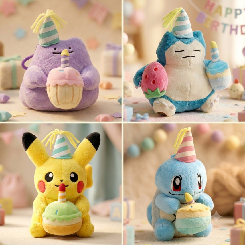 [BUNJANG] Pokemon Pikachu, Squirtle, Snorlax, Ditto Figure Plush Keychain / 포켓몬스터 피카츄 꼬부기 잠만보 메타몽 피규어 인형 키링