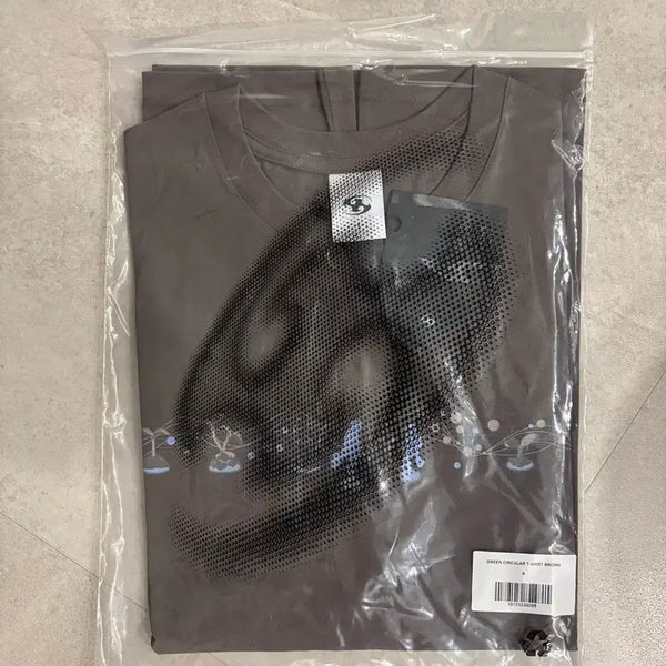 [BUNJANG] Sansan Gear Green Circular T-Shirt Brown Size 4 / [4]산산기어 그린 서큘러 티셔츠 브라운
