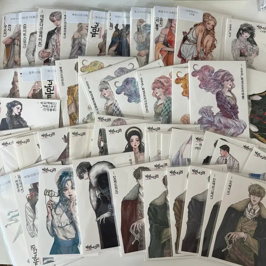 [BUNJANG] Kkamanneoguri Character Stickers Set / 까만너구리 인물집 인물인스 처분