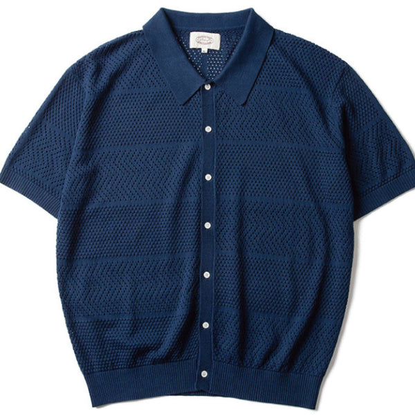 [BUNJANG] Amplist Amalfi Crochet Half Shirt / 암피스트  아말피 크로쉐 하프 셔츠