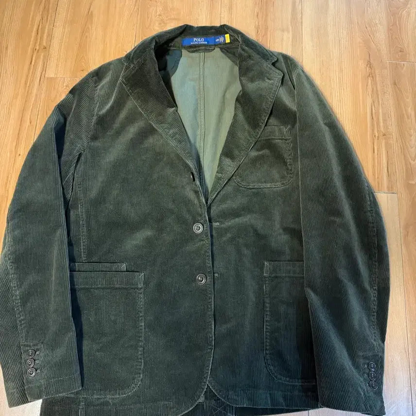 [BUNJANG] Polo Ralph Lauren Green Corduroy Jacket / 폴로 코듀로이 자켓 그린