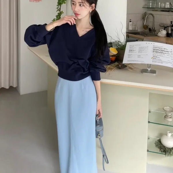 [BUNJANG] Yeonif Midi Skirt M (New With Tags) / 연이프 미디스커트m(새상품)